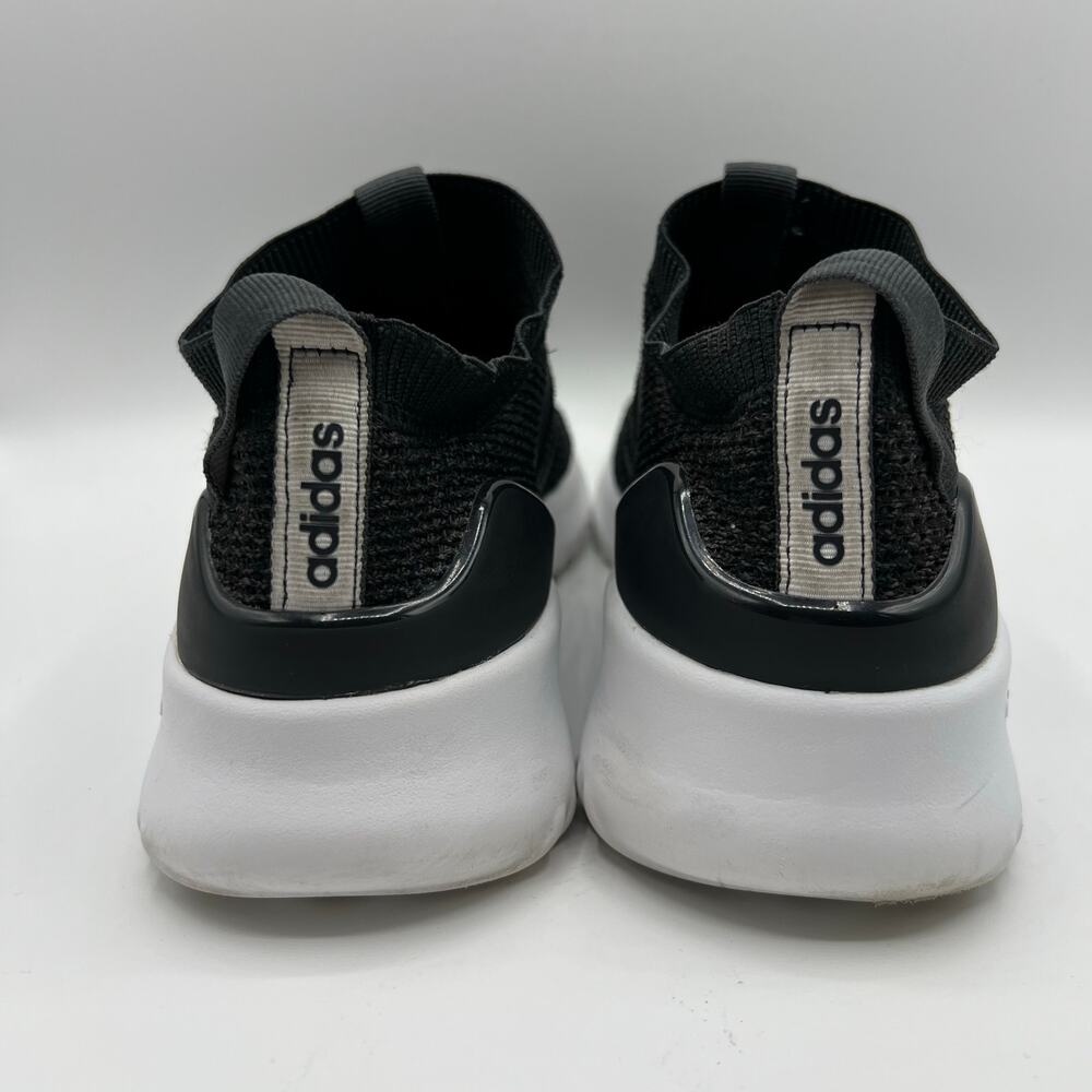 Adidas Neo Ultimafusion Cloudfoam Black Carbon Knit Pull On Sneakers | Women's 8 - Picture 4 of 10